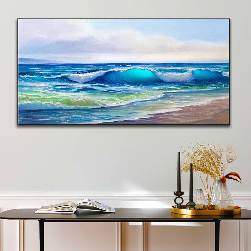 Wave Horizon Dance Canvas Art