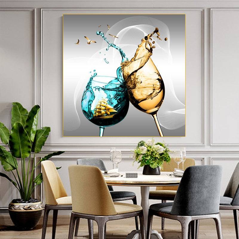 Golden Voyage Symphony Canvas Art