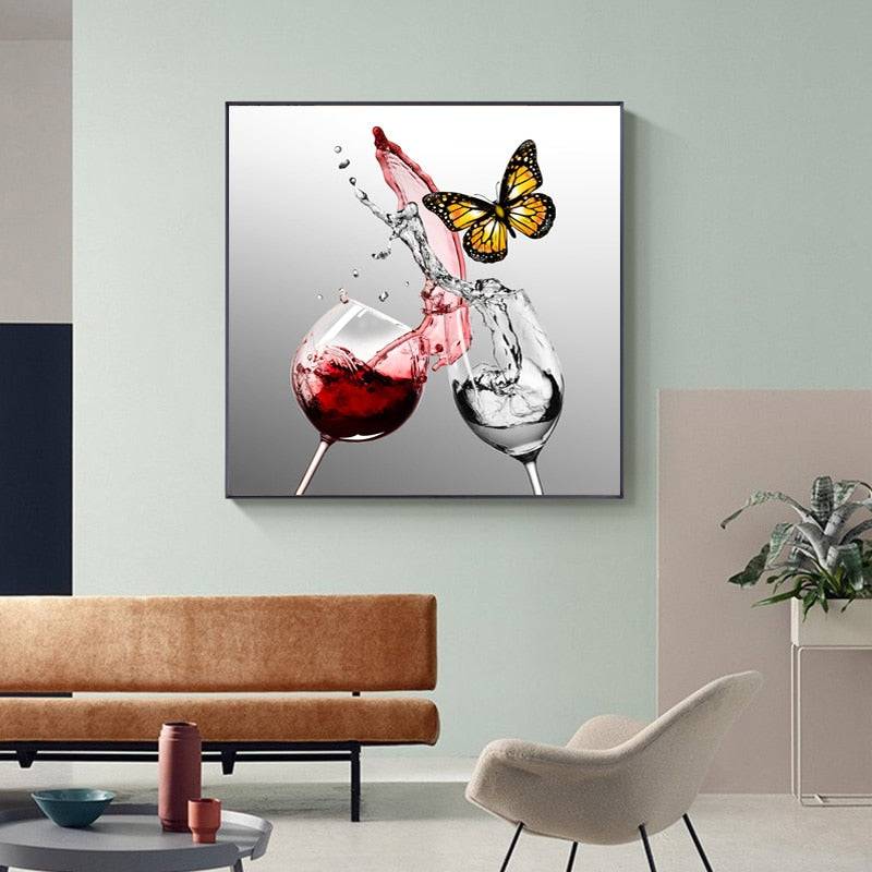 Fluid Fusion Ballet Canvas Art